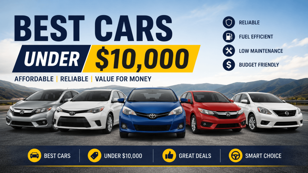 Best used cars under 10000 dollars for reliable driving