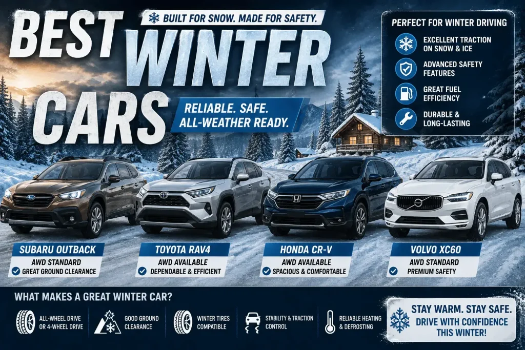 Best winter cars for snow and ice