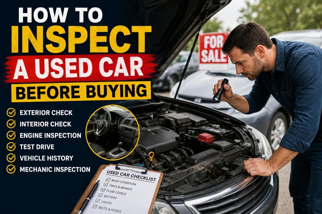 how to inspect a used car before buying